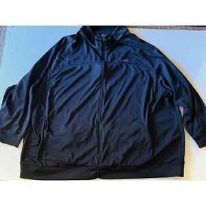 Black Reebok Men's Full Zip Track Jacket Size 6XL